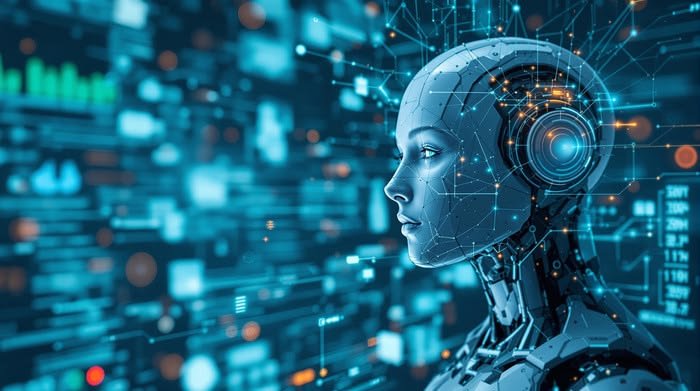 AI business assistant concept