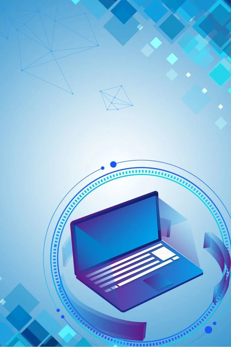 Illustrative technology visual for education solutions